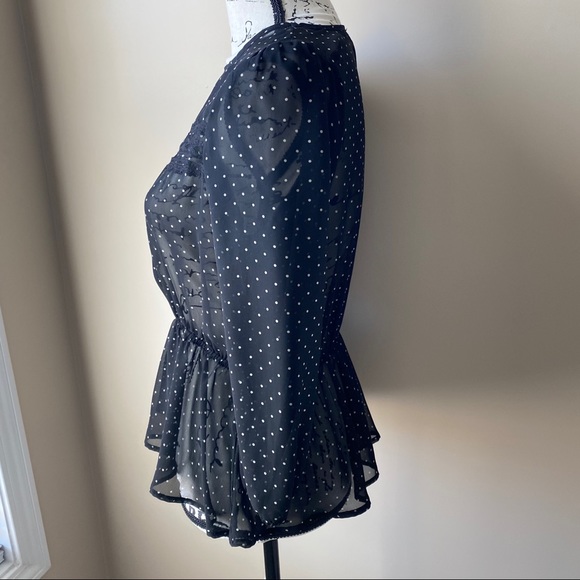 Lily Rose Sheer Blouse - Picture 3 of 9